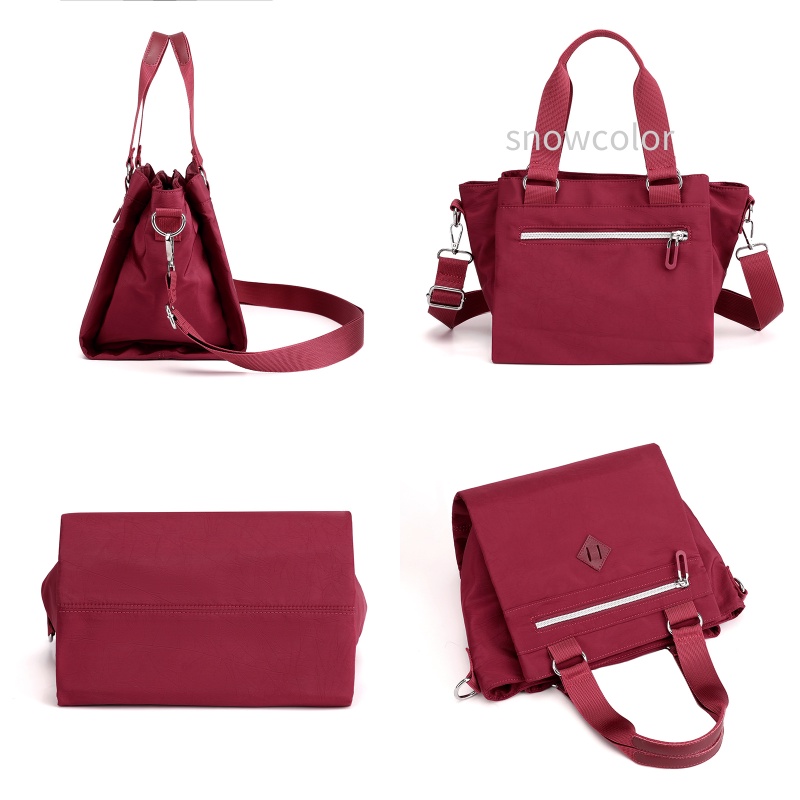 Túi Đeo Chéo Canvas Chống Thấm Nước Phong Cách Hàn Quốc Cho Nữ