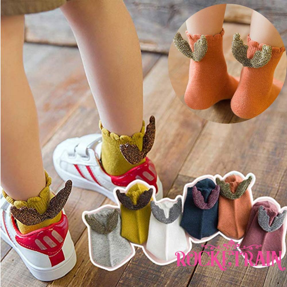 Vớ Cotton Mềm Hình Cánh Thiên Thần Cho Bé Từ 1-2 Tuổi