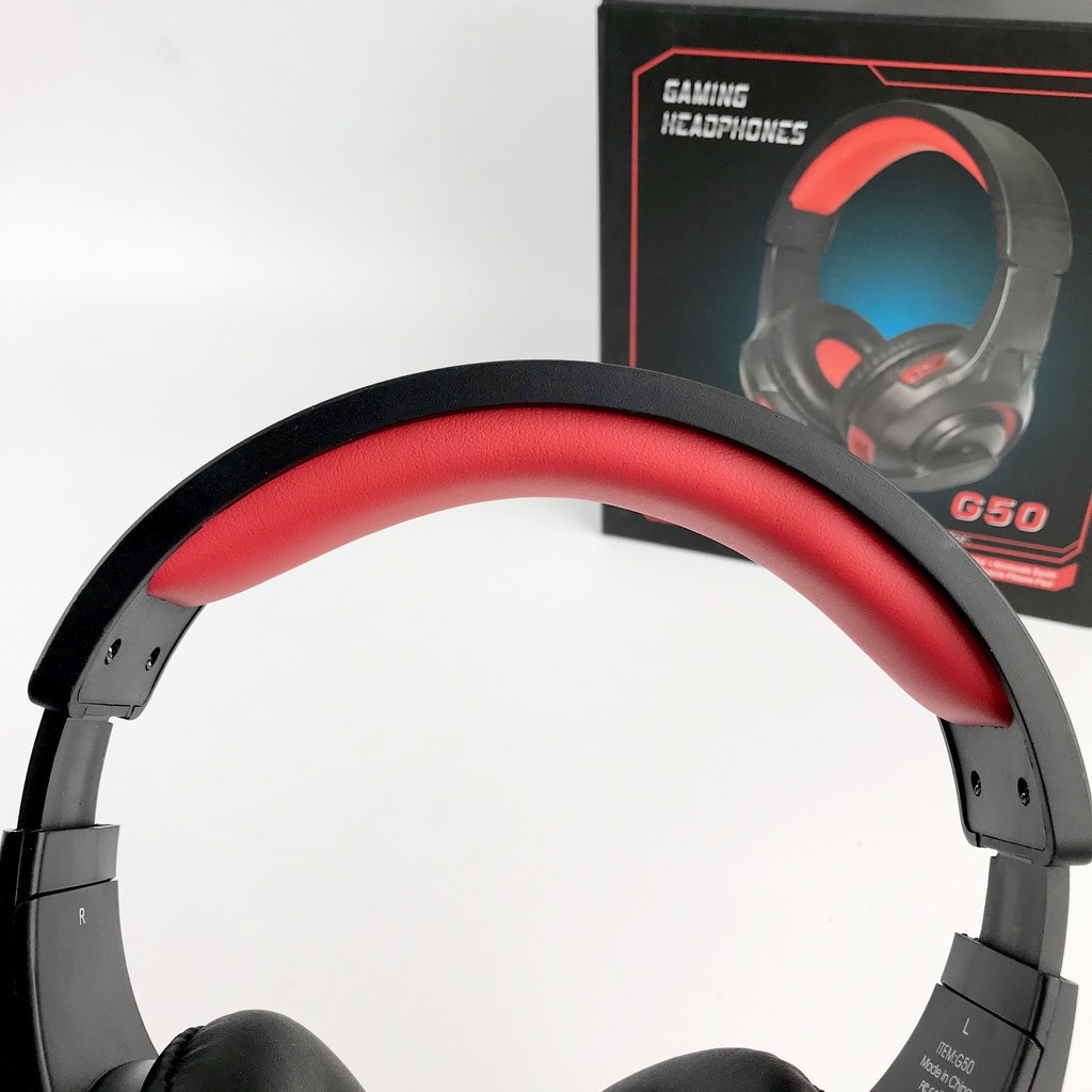 Tai Nghe Gaming - Tai Nghe Chụp Tai G50 Chuyên Game Có Mic Và Cổng Cắm USB Với Chân Cắm 3.5 ( Bảo Hành 6 Tháng )