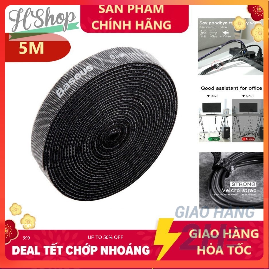 Dây quấn cáp sạc  tiện lợi dễ dùng - Dây quấn cáp sạc  tiện lợi dễ dùng 5M/  3M / 2M / 1M  /0.5 M -hshop365