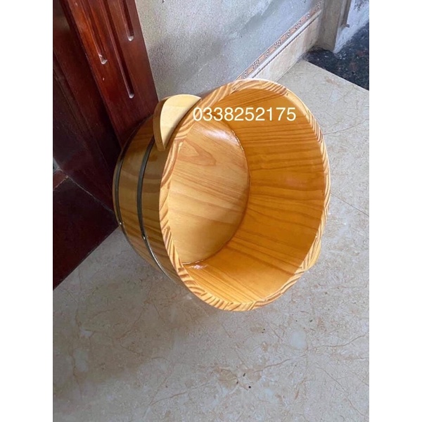 chậu ngâm chân gỗ thông giá rẻ
