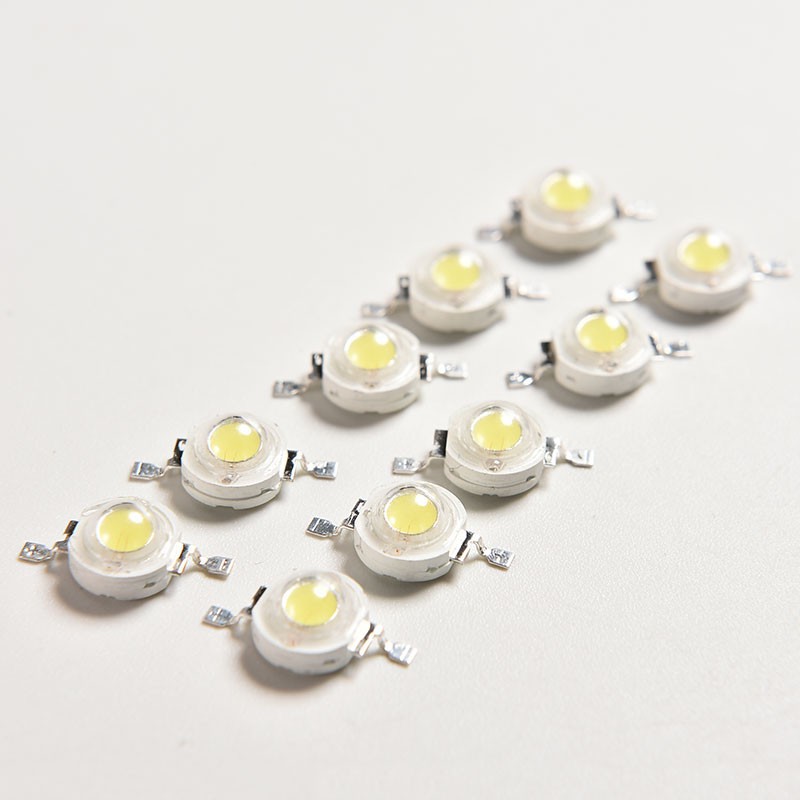 Bộ 10 Đèn LED SMD 1W Ánh Sáng Trắng