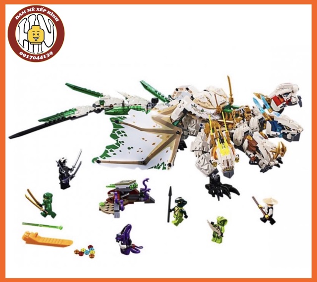 Đồ chơi xếp hình - Bela 11164 - Rồng 4 Đầu Ninjago - Phần mới !