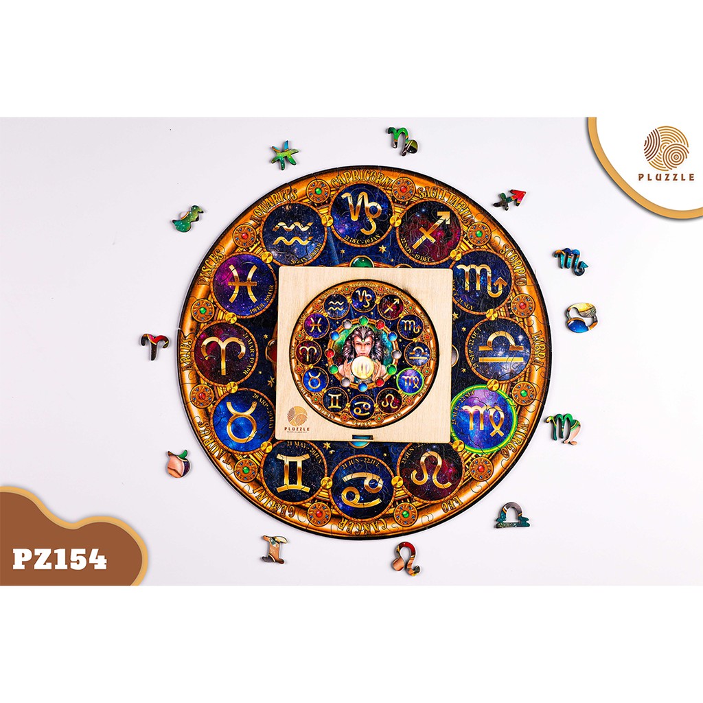 PLUZZLE Bộ xếp hình gỗ đồ chơi puzzle ghép hình 12 Cung Hoàng Đạo - Cung Xử Nữ – PZ154