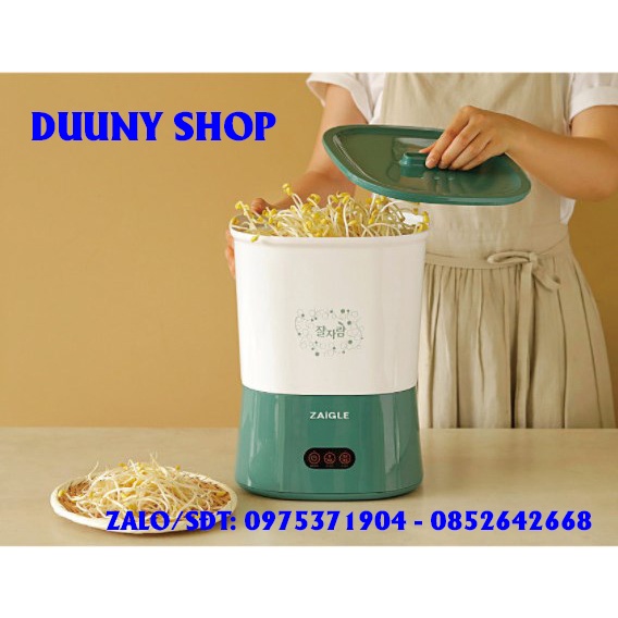 Máy làm giá đỗ tự động Zaigle tại nhà, làm giá quanh năm -Chính hãng