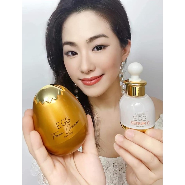 Kem Face Trứng Vàng Dưỡng Da Trắng Hồng, Mịn Màng, Căng Bóng 35g