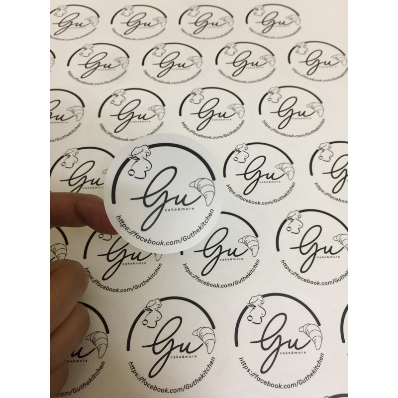 Combo 500 tem thường 4cm theo yêu cầu