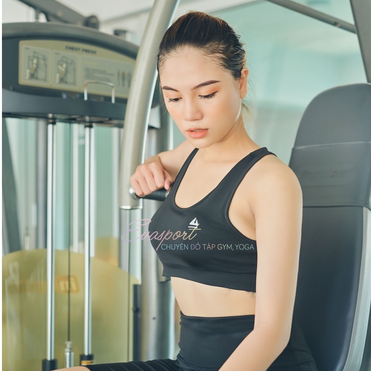 Áo Bra Tập Gym, Áo Ngực Tập Yoga, Thể Thao Mặc Tôn Dáng, Tôn Vòng Ngực Vải Cao Cấp EvaSprort