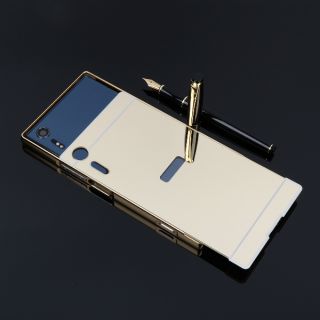 Ốp lưng xperia xz, xzs mạ vàng tráng gương cao cấp