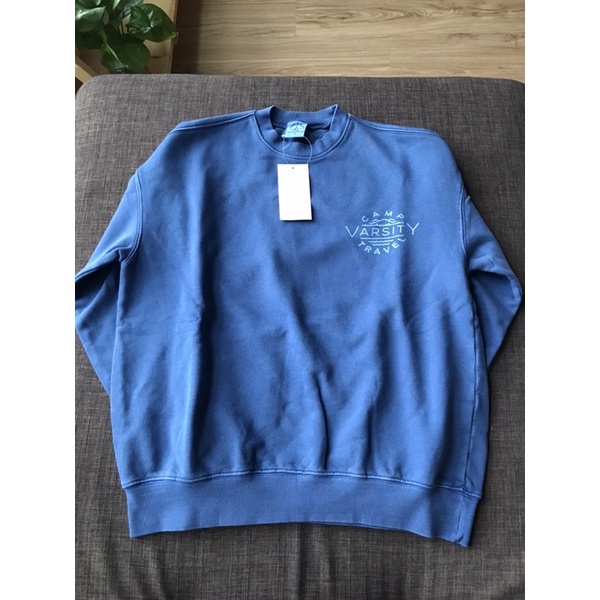 Áo Nỉ Xuất Hàn Camp Varsity Cho Nam và Nữ - Áo Sweater