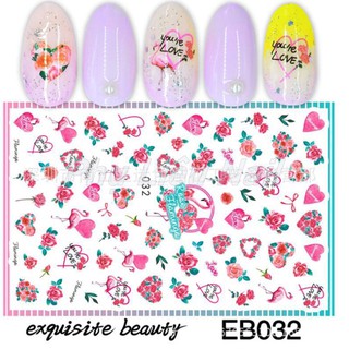 Miếng dán sticker Nail - Trang trí móng - Phần 1
