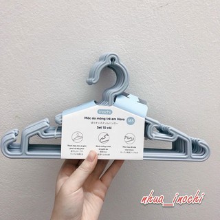 Set 10 Móc quần áo trẻ em Inochi