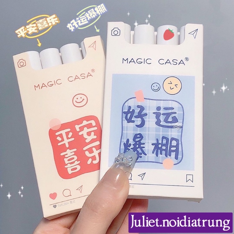 Set 4 Cây Son Kem chữ nhật
