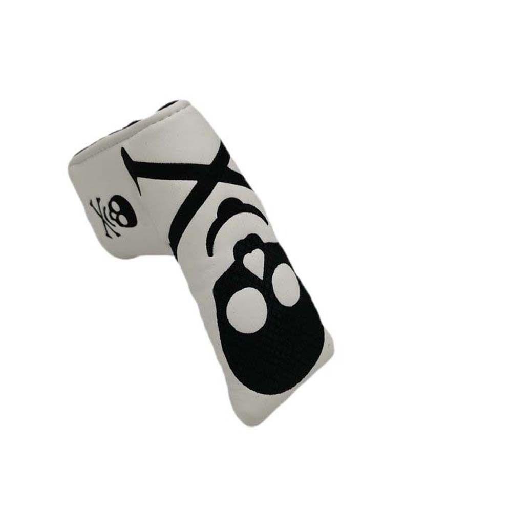 AVALENTINE Skull Putter Cover Wedge cover PU Leather Golf Accessories Golf Head Cover Golf Mallet Putter Cover Putter Headcover Golf Club Head Cover