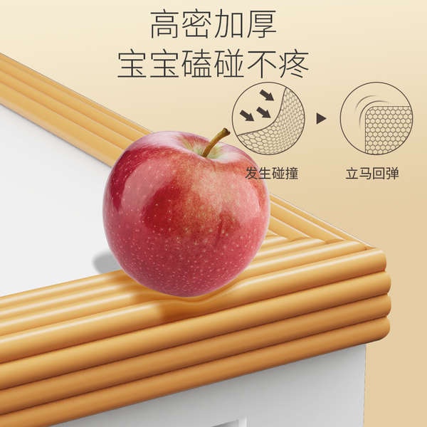 Dải Dán Góc Cạnh Giường Bảo Vệ Chống Va Chạm - Chống Va Chạm - Túi Mềm Bảo Vệ Đầu Cho Bé