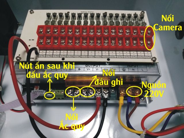 UPS LƯU ĐIỆN CHO CAMERA & Modem Wifi 12V20A Vỏ Thép