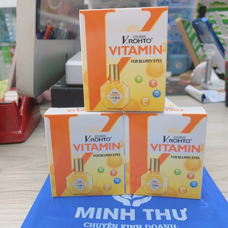 ✅[CHÍNH HÃNG] Vrohto Nhỏ Mắt - 4 loại New, Cool, Vitamin, Dryeye