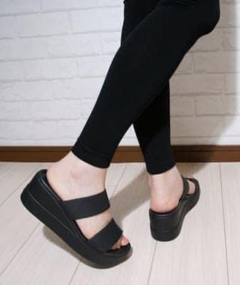 Dép cao gót, dép Lê cao 7p nhựa mềm Brooklyn êm mềm nhẹ