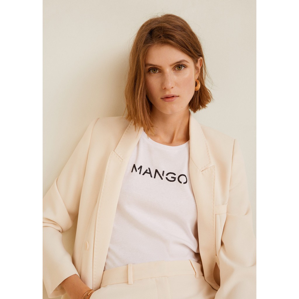 Áo thun nữ Mango - Shinning logo t-shirt 33003807