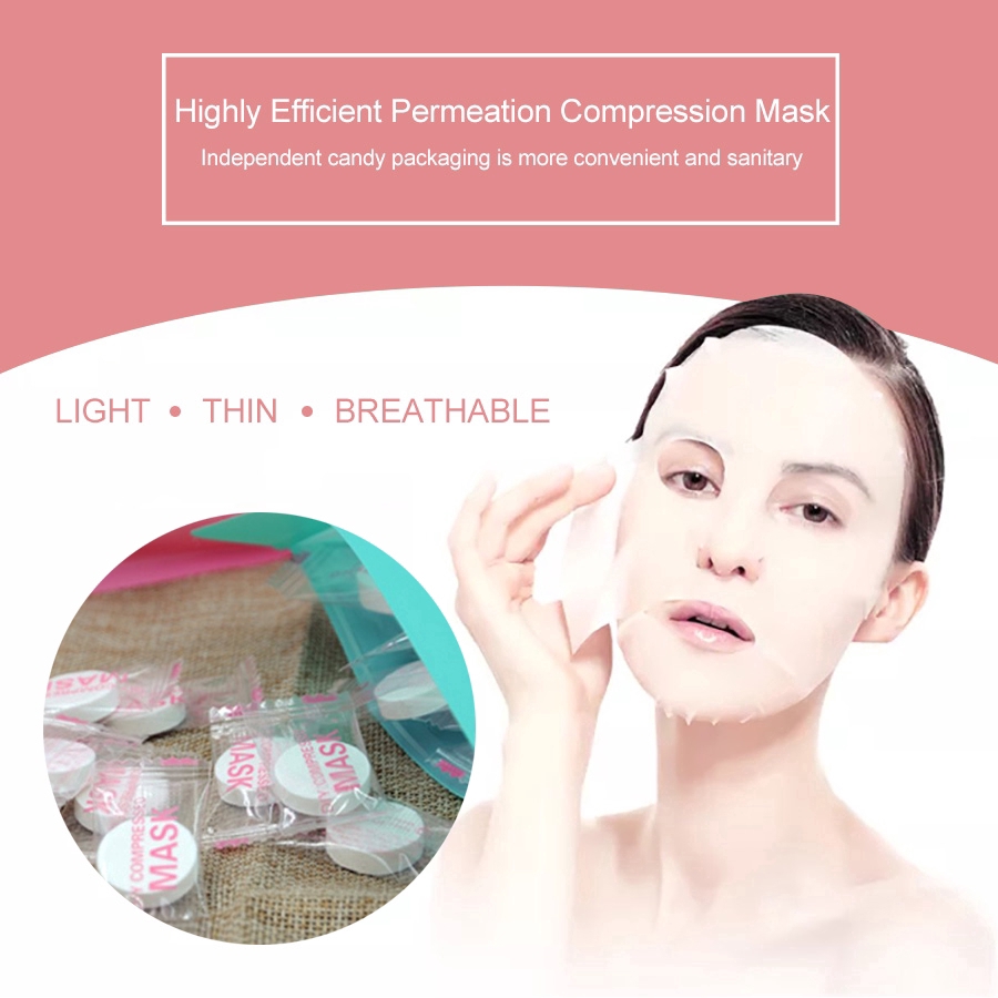 50/100 mặt nạ giấy nén dự chăm sóc da tự nhiên