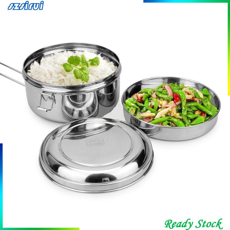 Hộp Đựng Cơm Trưa Bằng Thép Không Gỉ Dành Cho Học Sinh