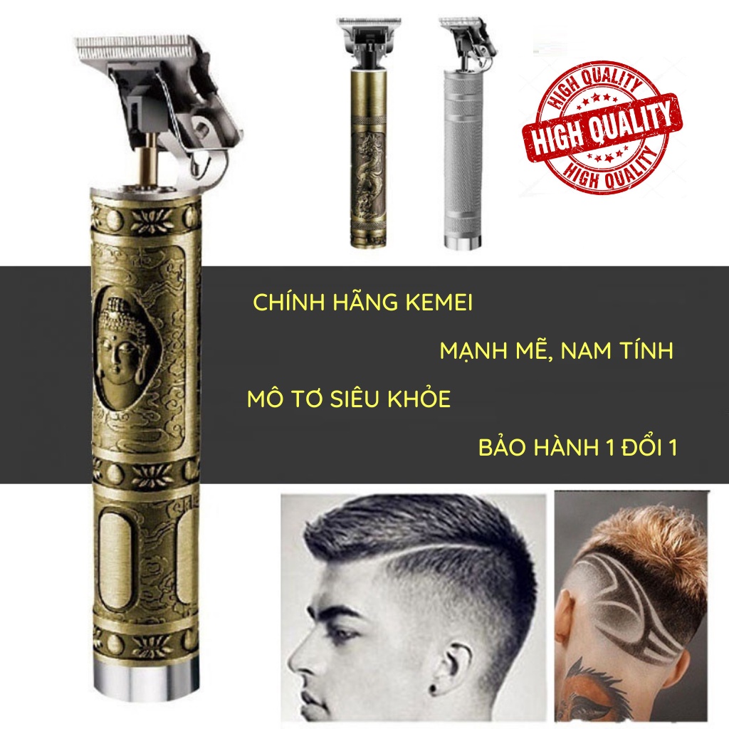 Tăng Đơ Hớt Tóc Pin Sạc Chính Hãng, Chấn Viền, Mô Tơ Mạnh Mẽ, Bảo Hành 1 Đổi 1 có sẵn
