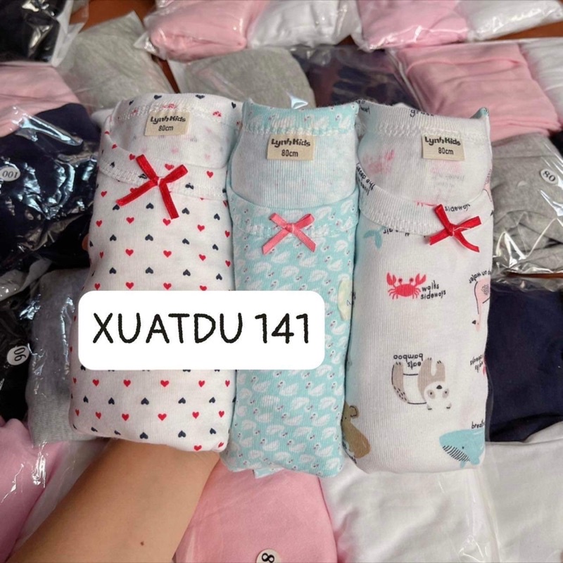 SET 3 BỘ XUẤT DƯ DÀI TAY CHO BÉ