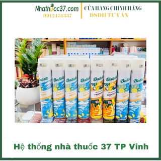 Dầu gội khô Batiste Dry shampoo 200ml cho mái tóc sạch dầu, bồng bềnh chỉ sau 2 phút
