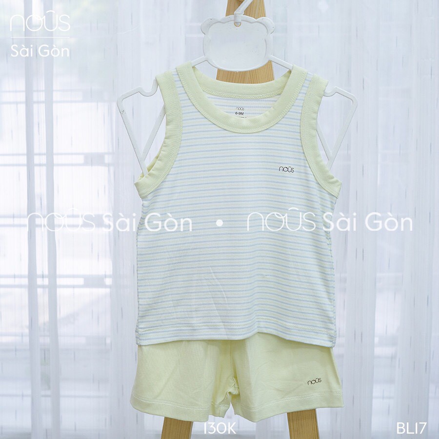 Bộ Quần Áo Ba Lỗ Nous Size 6-9m đến 18-24m