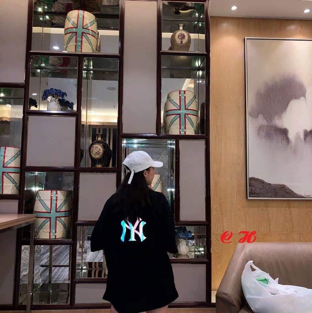 Áo phông phản quang NY in lưng COH0719