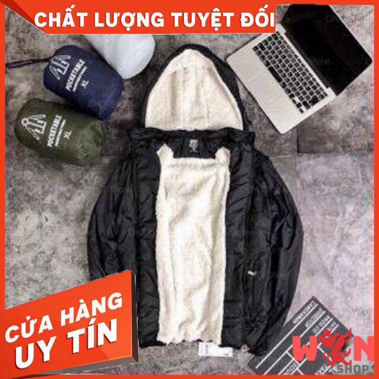 HÀNG NHẬP KHẨU -  [ Mã MA1215 hoàn xu 15% tối đa 50k đơn từ 150k ] Áo Khoác Gió Lót Lông Cừu UNISEX Xuất Nhật Bản- Siêu 