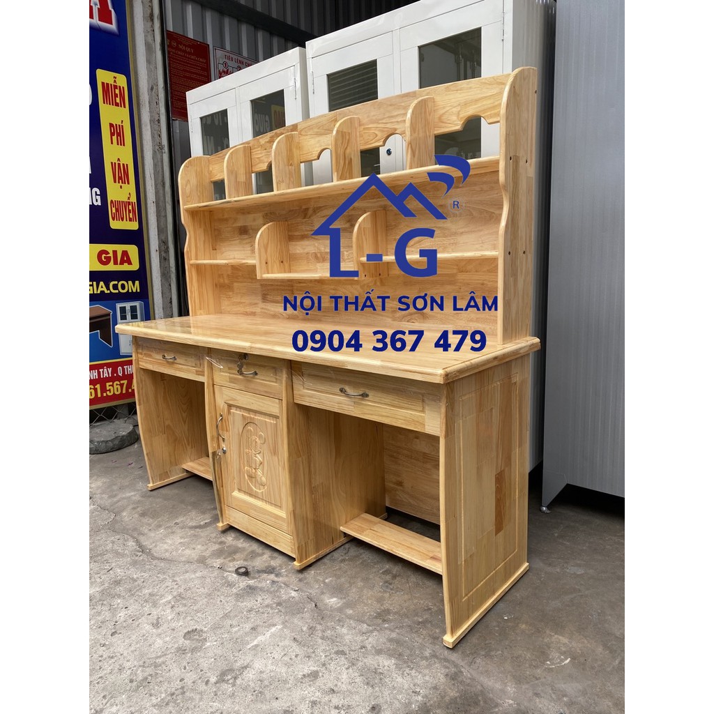Bàn học sinh đôi - bàn học sinh gỗ thông tư nhiên đôi giá rẻ | BigBuy360 - bigbuy360.vn