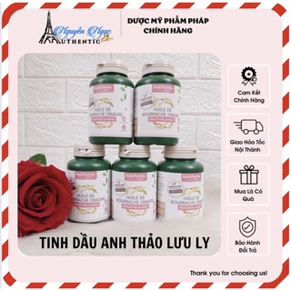 Tinh dầu anh thảo lưu ly hữu cơ 200 viên pháp nat&form