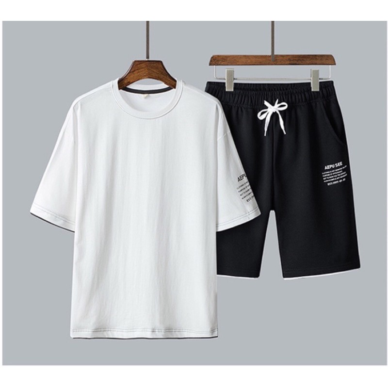 [ Hot 2021- Siêu Chất ] Đồ bộ hè nam may viền sọc cực hot | BigBuy360 - bigbuy360.vn