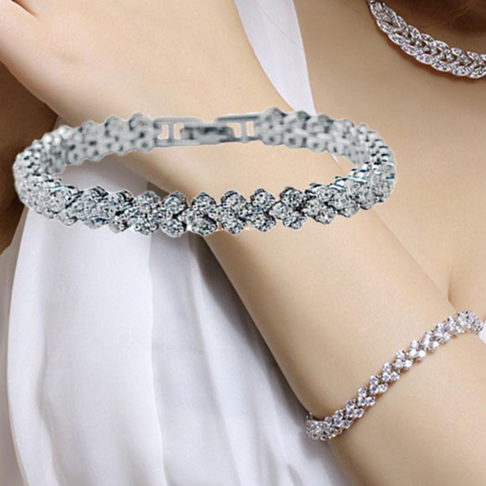 Vòng tay người phụ nữ quyến rũ pha lê rhinestone Vòng đeo tay mạ bạc Om Mani Padme Hum cho Wan