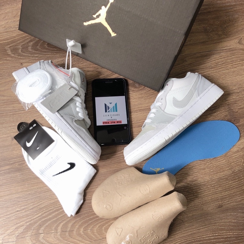 GIÀY JORDAN1 PARIS LAI AU DA THẬT