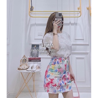 Chân váy loang luôn vui tươi hot hit