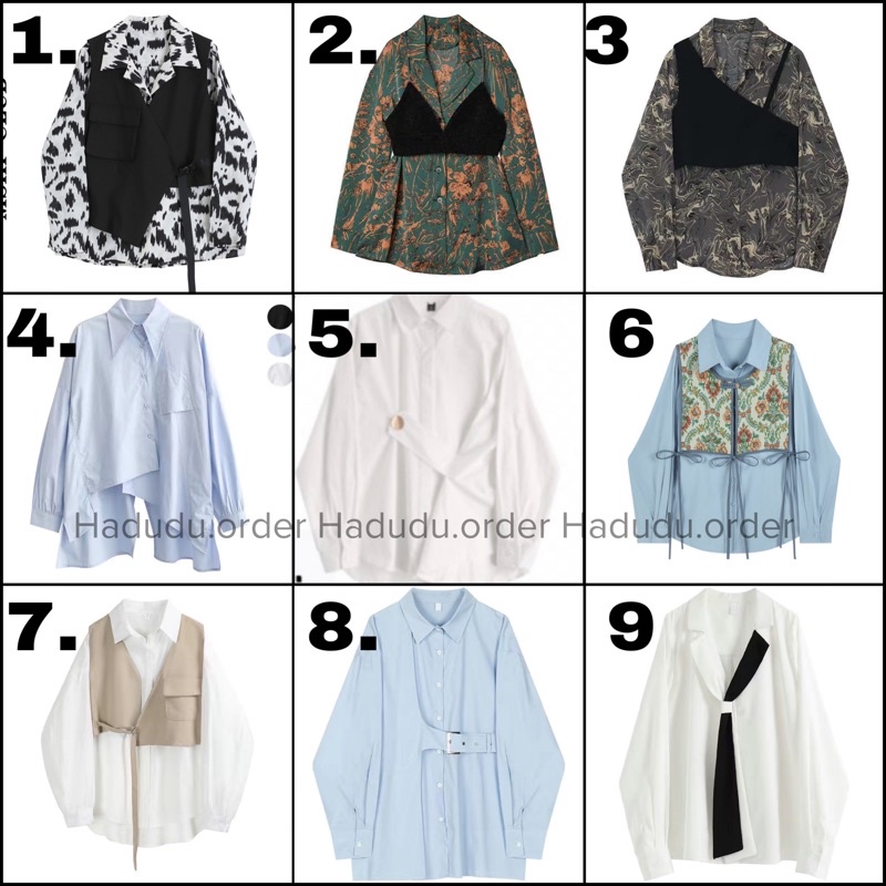 Sơ mi phối kiểu Hàn Quốc, siêu xinh bigsize 4xl❌ sẵn mẫu 2, 4 đen 4xl