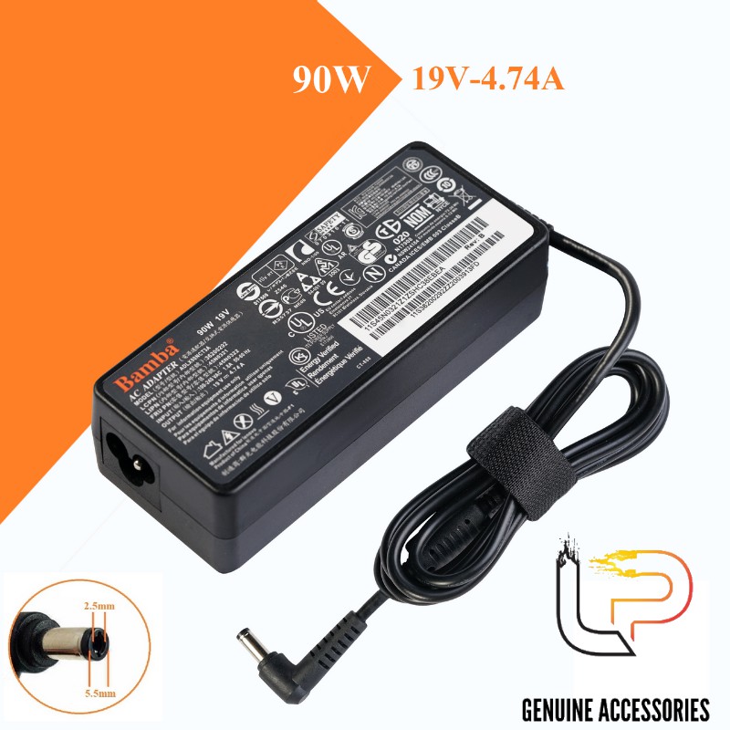 BỘ SẠC LAPTOP 19V-4.74A BAMBA -  ADAPTER SỬ DỤNG CHO LAPTOP 19V-4.74A BAMBA