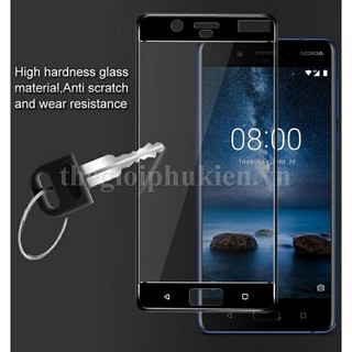 Kính cường lực 5D cho Nokia 8 full toàn bộ màn hình
