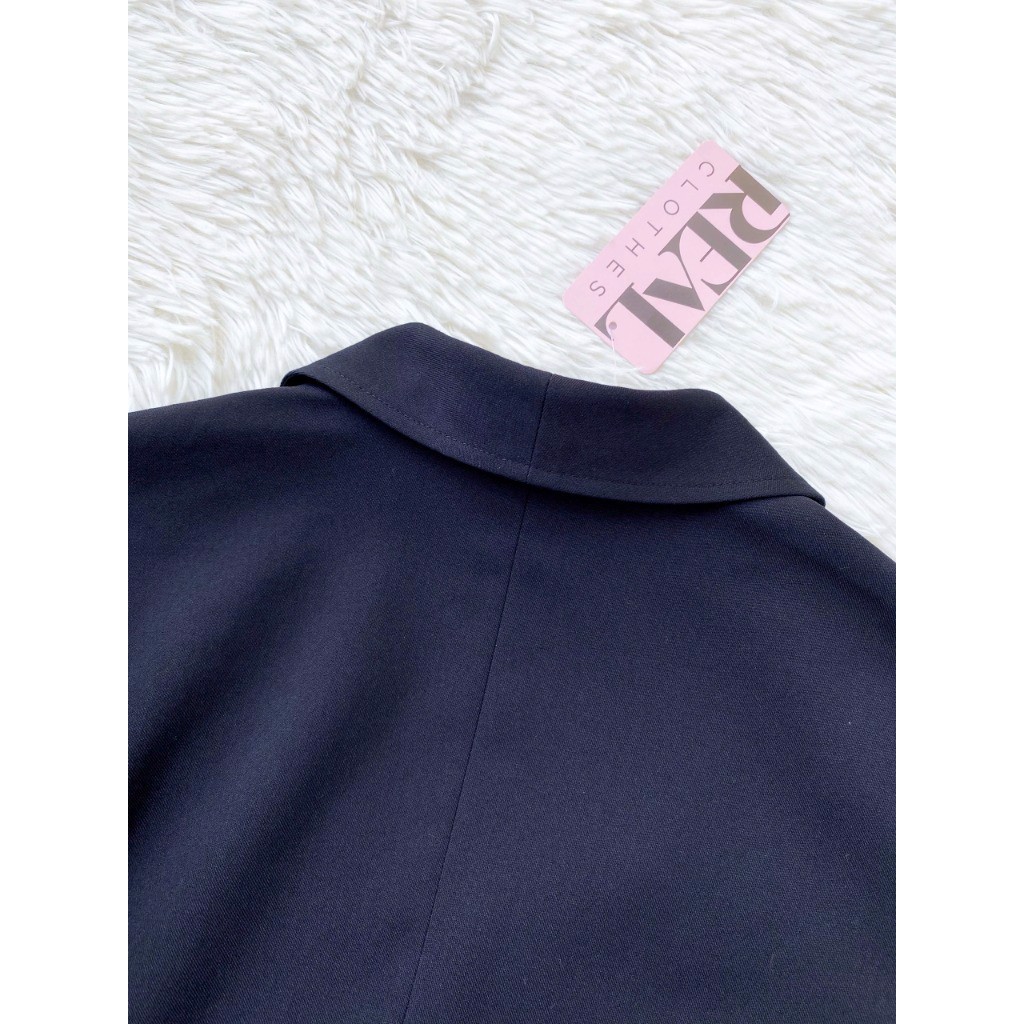 Blazer dài xanh đen_REAL