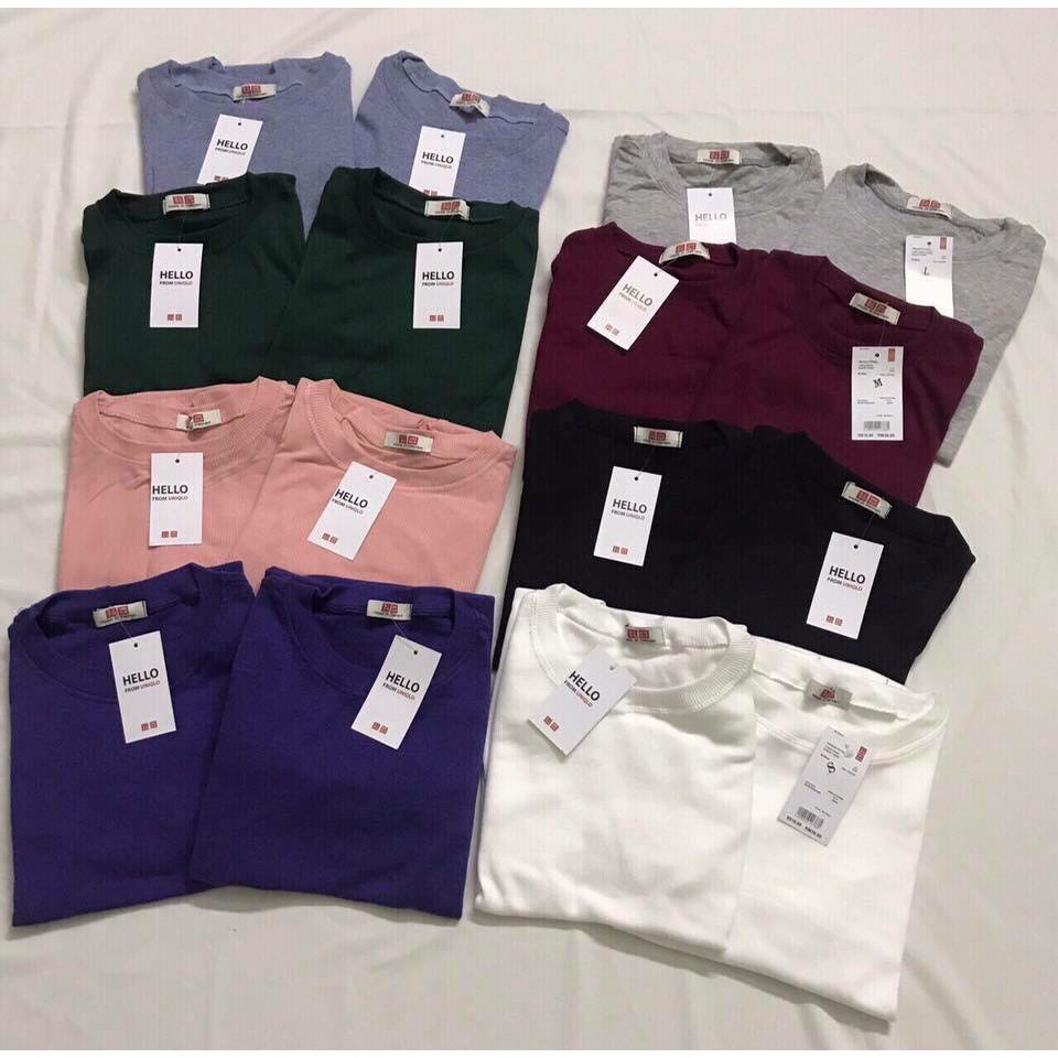 [ẢNH THẬT] Áo len tăm Uniquilo nhiều màu - Hàng có sẵn