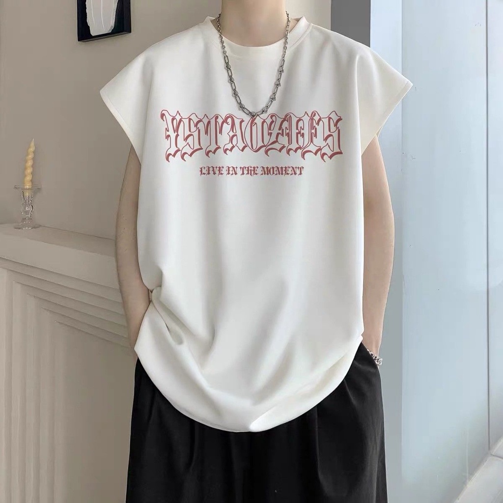 Áo Thun Bóng Rổ Không Tay Dáng Rộng Thời Trang Mùa Hè Mỹ Dành Cho Nam