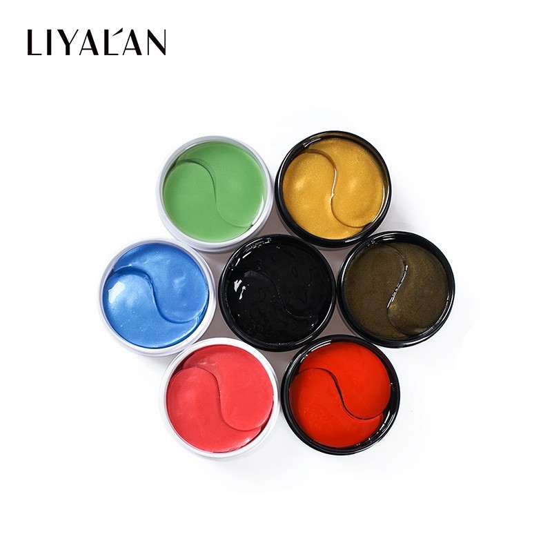 LIYAL'AN Hydrogel Eyemask Moisturizing  Dark Circles Crystal Collagen Anti Wrinkle（60PCS）