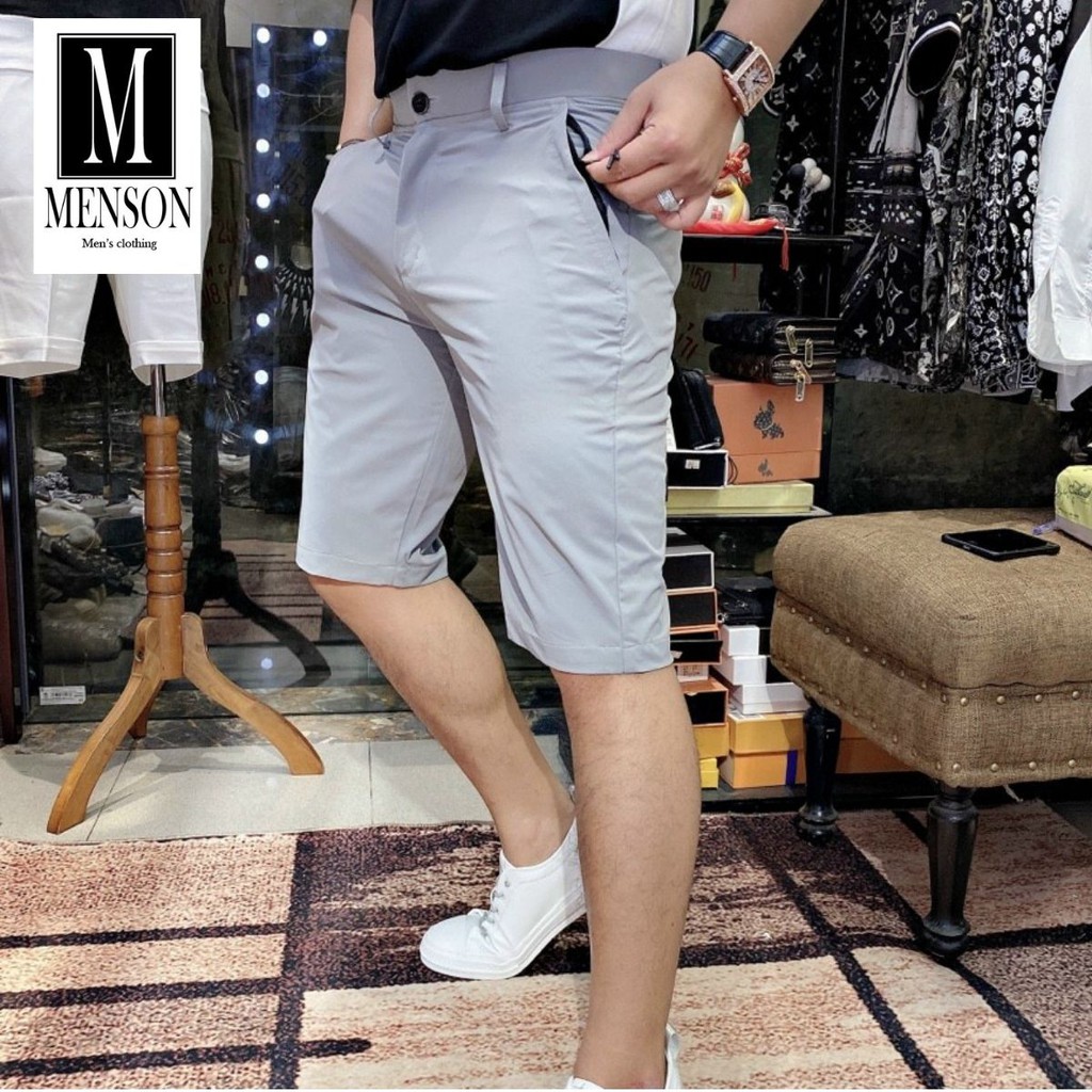 ⭐HÀNG LOẠI 1⭐Quần Short Nam Vải Thun Lạnh Cao Cấp Nhiều Màu - Quần Sooc Ngố Nam Cài Nút Chất Mát Mềm Mịn M510 | BigBuy360 - bigbuy360.vn