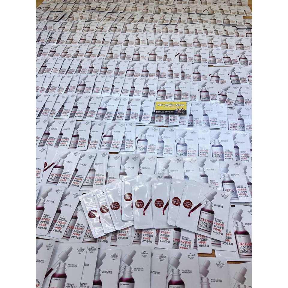 Combo 5 Gói [Sample] Red Peel Tingle Serum - Peel Da Không Bong Tróc | BigBuy360 - bigbuy360.vn