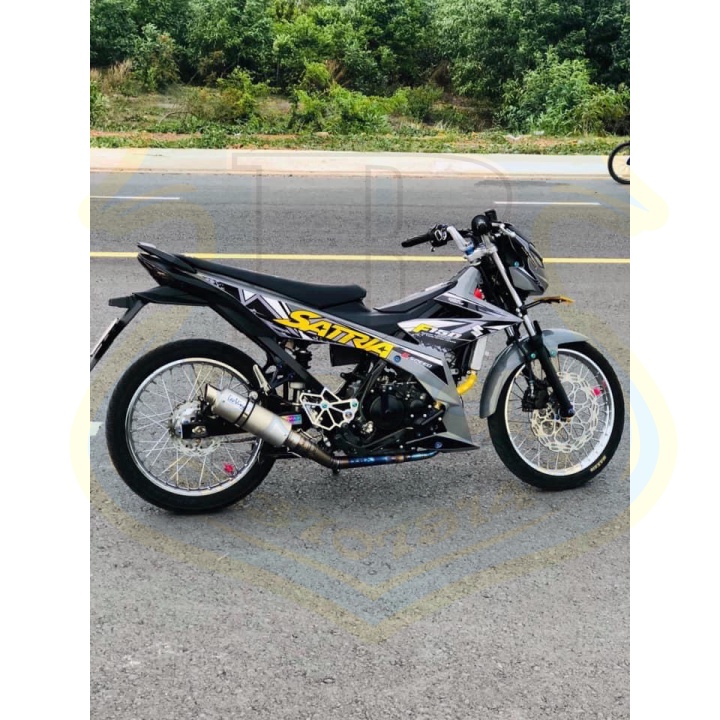 ( Quí khách vui lòng mang ra tiệm cho thợ dán ) Tem satria fi milion v2