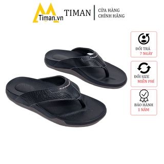 Dép xỏ ngón nam cao cấp chính hãng TIMAN DK12 bền bĩ thời trang bảo hành 1 năm