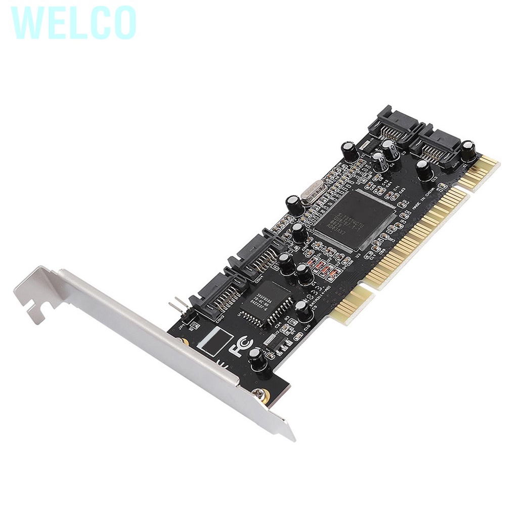 Card Chipset 1 PCI 4 Cổng RAID SATA Internal 5Gbps - Sil3114