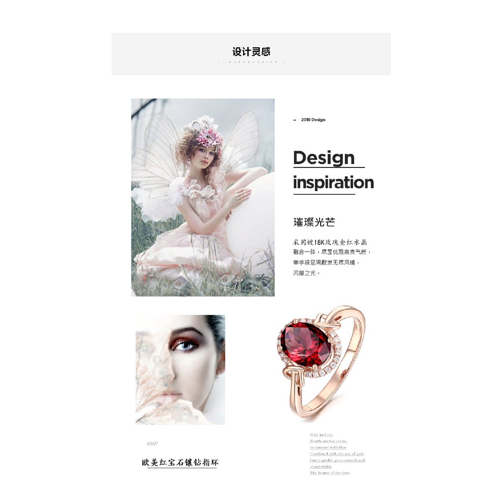 Nhẫn Trang Sức Đính Đá Nhân Tạo Kiểu Dáng Sang Trọng Thanh Lịch Dành Cho Nữ